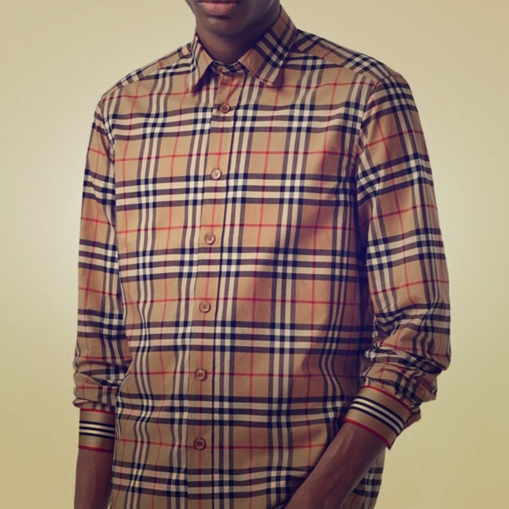 Burberry reverse patchwork
